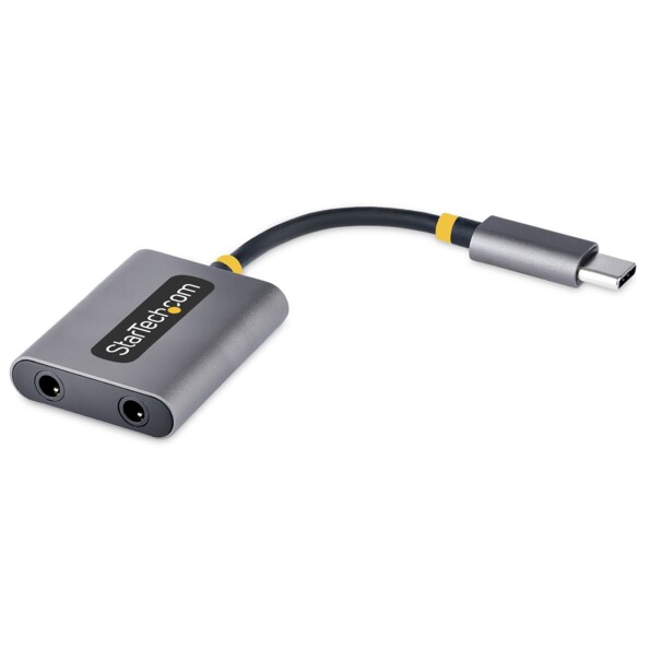 Adaptateur Double Casque USB C avec Entrée Micro
