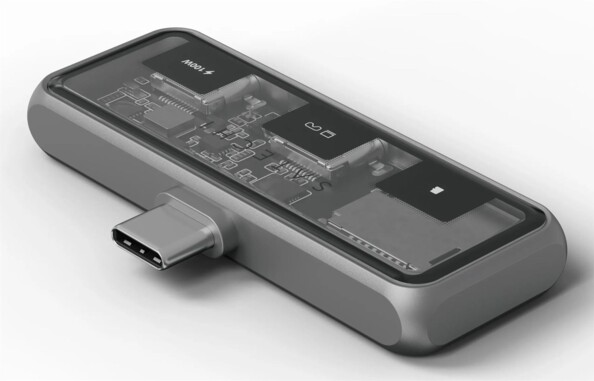 Station d’accueil USB-C mobile XR avec lecteur microSD