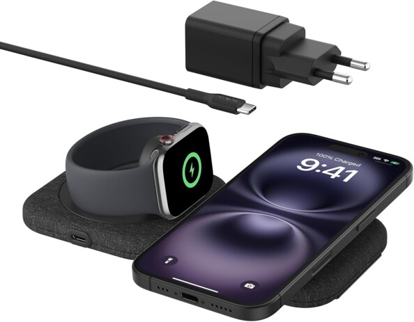 Station de chargement magnétique BoostCharge Pro 2 en 1