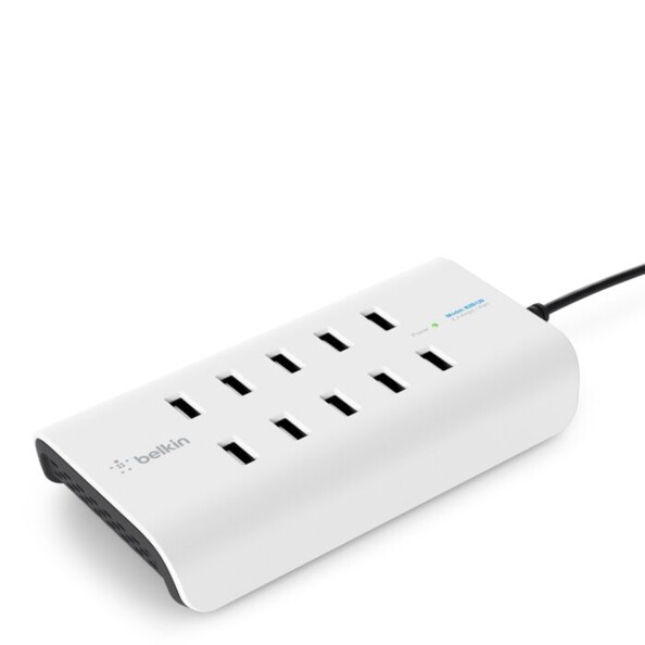 Multiprise avec 10 ports USB-A et câble d'alimentation secteur