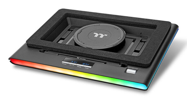 Support de refroidissement pour ordinateur portable Noir