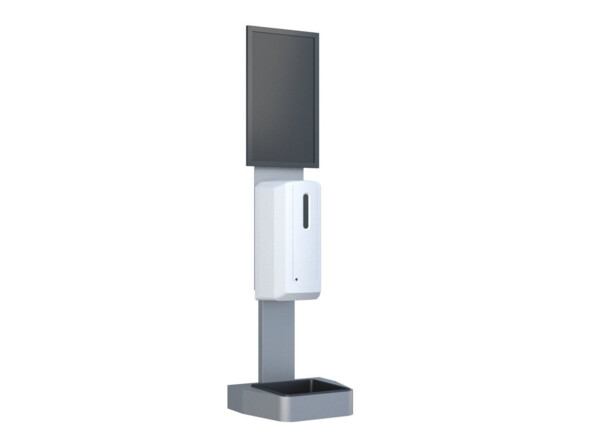 Support de table pour distributeur automatique de désinfectant