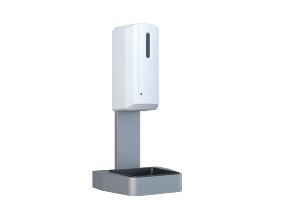 Support de table pour distributeur automatique de désinfectant