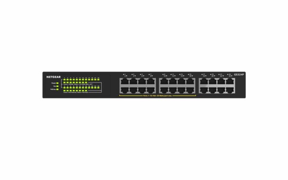 Switch Ethernet 24 Ports PoE Gigabit (GS324P) avec 16 Ports PoE + à 190W