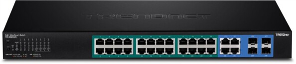 Switch Web Smart PoE+ Gigabit 28 ports 370 W