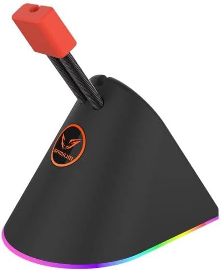 Système de gestion de câble pour souris gaming avec rétro-éclairage