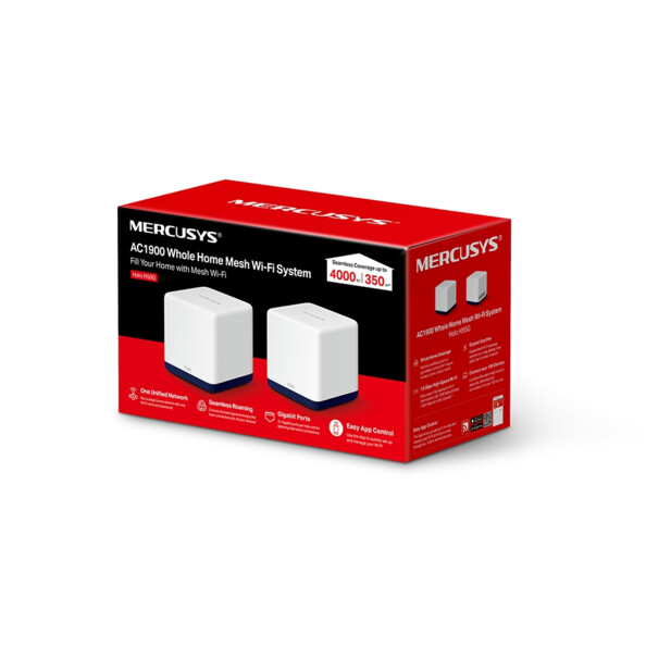 Système Wifi Mesh Mercusys Halo H50G bi-bande 2-pack