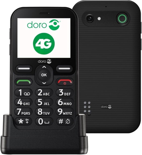 Téléphone mobile sénior Doro Leva E10 Noir
