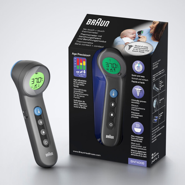 Thermomètre frontal sans contact avec Age Precision