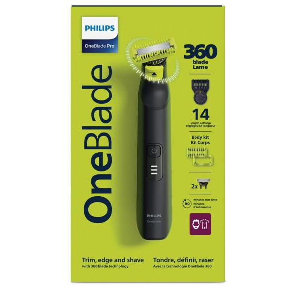 Tondeuse visage et corps OneBlade Pro 360