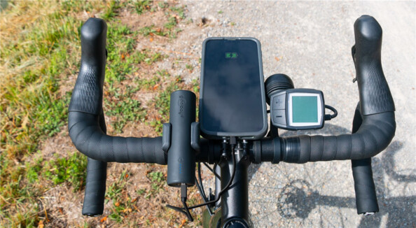 Batterie externe pour vélo 5000 mAh 18 W avec support