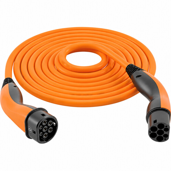 Câble de recharge Type 2 HELIX 11 kW 5 m pour voiture électrique