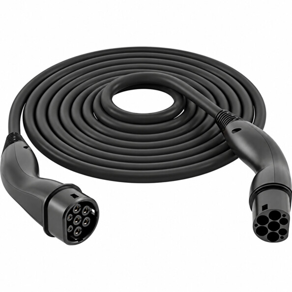 Câble de recharge Type 2 HELIX 22 kW 5 m pour voiture électrique