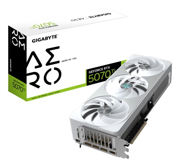 Carte graphique GeForce RTX 5070 Ti AERO OC 16 Go GDDR7
