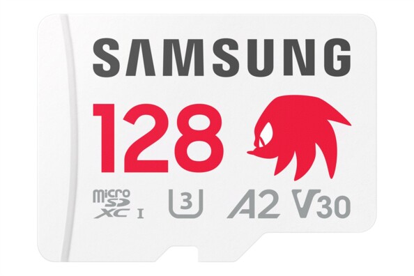 Carte MicroSD Samsung Pro Plus Sonic Knuckles the Hedgehog - 128 Go