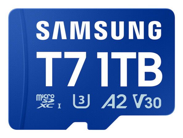 Carte MicroSD Samsung T7 UHS-I U3 V30 A2 - 1 To
