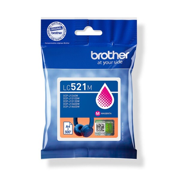 Cartouche originale Brother LC521-Magenta