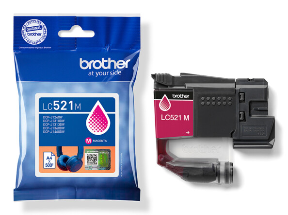 Cartouche originale Brother LC521-Magenta