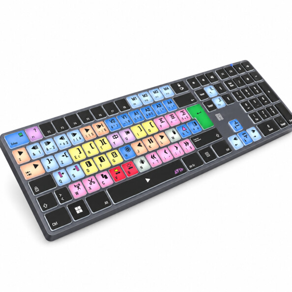 Clavier rétroéclairé TITAN Avid Media Composer AZERTY pour Windows