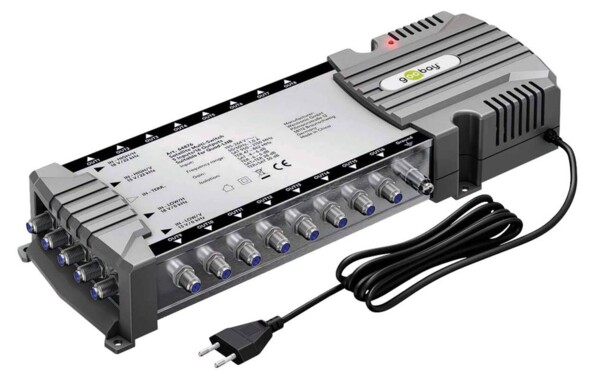 Commutateur multiswitch satellite 5 entrées / 16 sorties