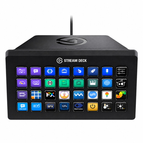 Contrôleur Elgato Stream Deck XL à 32 touches LCD personnalisables