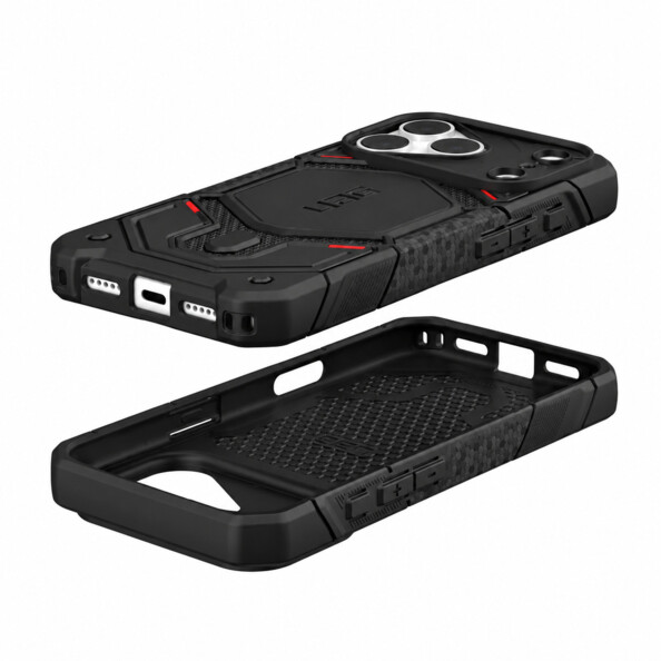 Coque Monarch Pro Kevlar Black MagSafe pour iPhone 18 Pro