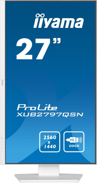 Écran PC 27" QHD IPS 100 Hz USB-C ProLite XUB2797QSN-W2 blanc