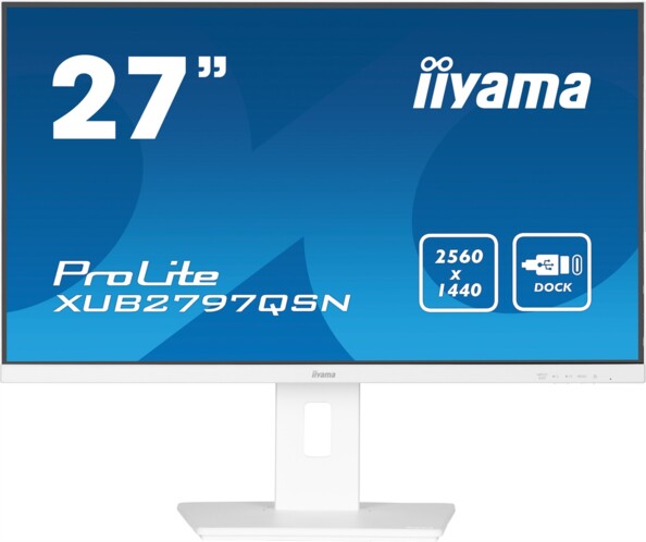 Écran PC 27" QHD IPS 100 Hz USB-C ProLite XUB2797QSN-W2 blanc