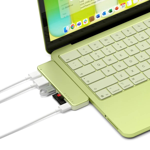 Hub USB-C 6-en-1 Snap Hub Citrus pour MacBook Neo