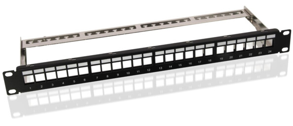 Panneau de brassage Keystone 24 ports 19 pouces 1U