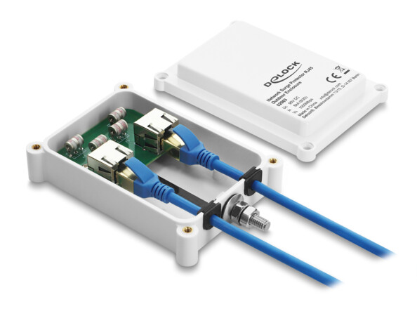 Parafoudre réseau RJ45 Cat.6 PoE IP65 Delock