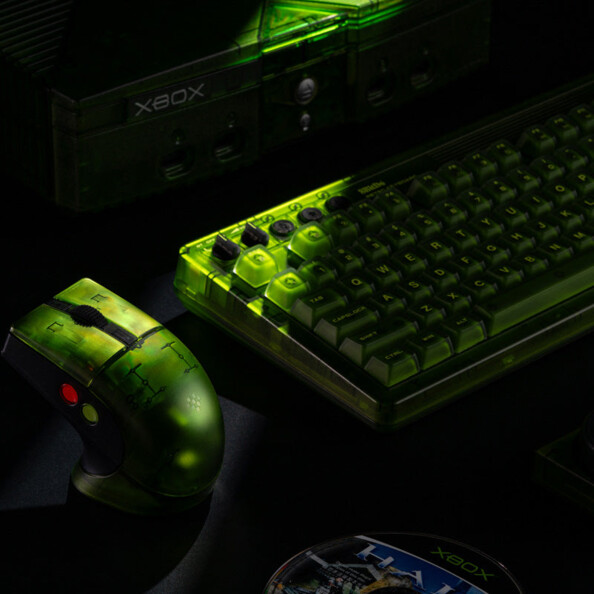 Souris gaming sans fil 8BitDo Retro R8 Xbox Edition ambidextre