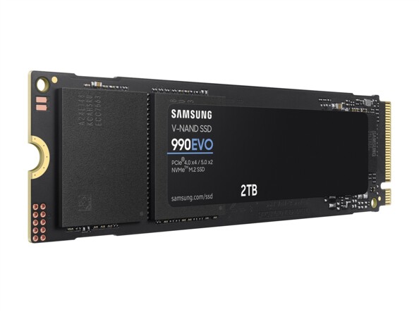 Disque dur SSD interne Samsung 990 EVO 2 To M.2 NVMe PCIe 4.0