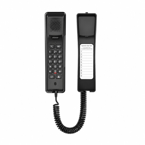 Téléphone d'urgence SIP mural Fanvil H2U noir