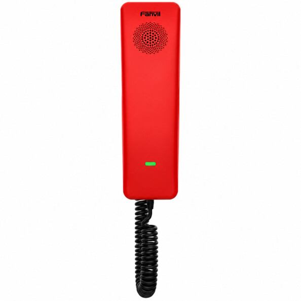 Téléphone d'urgence SIP mural Fanvil H2U rouge