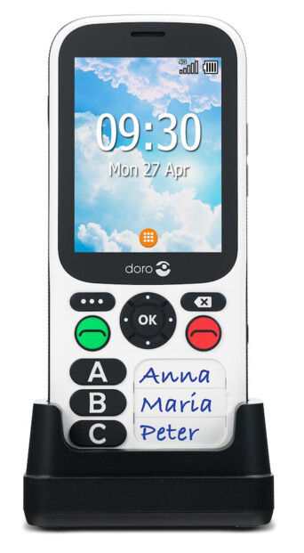 Téléphone senior 4G Doro 780X IUP avec touche SOS et GPS