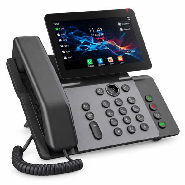 Téléphone SIP professionnel Fanvil V66 avec écran tactile 7"