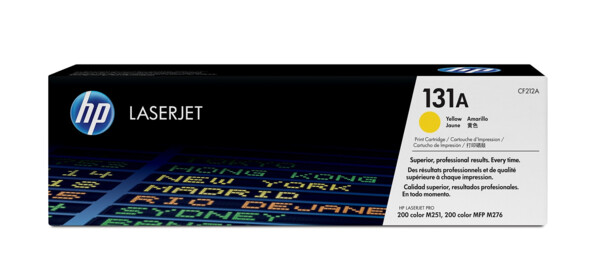 Toner original HP 131A - Jaune