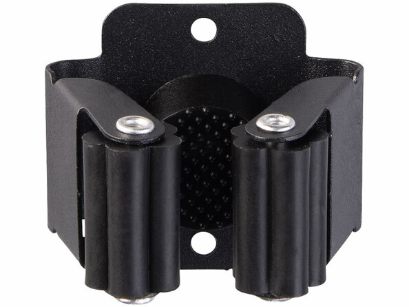 support mural pour balais vu de face