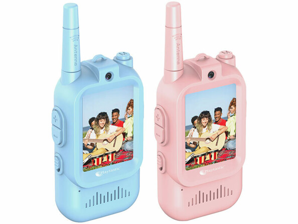 2 talkies-walkies rechargeables pour enfants avec vidéo et écran couleur