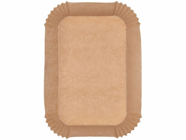 barquette de papier sulfurisé pour friteuse à air chaud - 20,5 x 14 cm