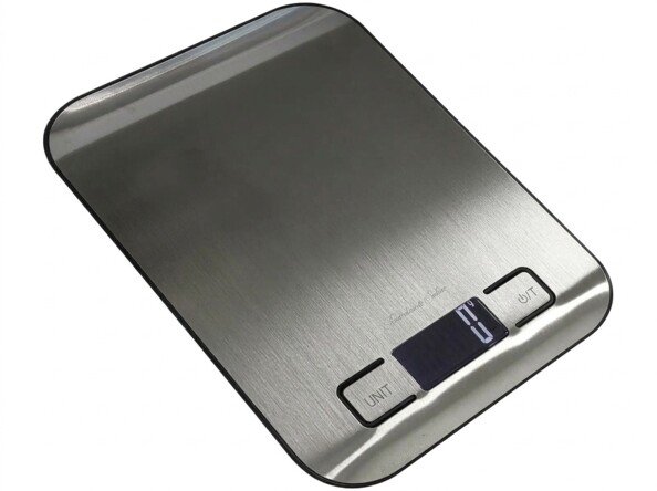 Balance de cuisine numérique en inox jusqu’à 5 kg