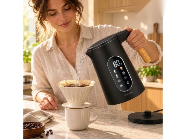 Bouilloire double paroi 1,7 L avec température réglable