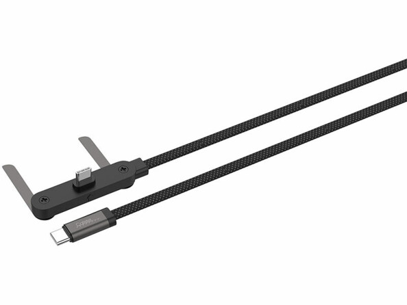 Câble USB-C 240 W avec support smartphone intégré
