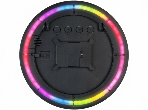 Horloge murale numérique télécommandée Ø 25,6 cm