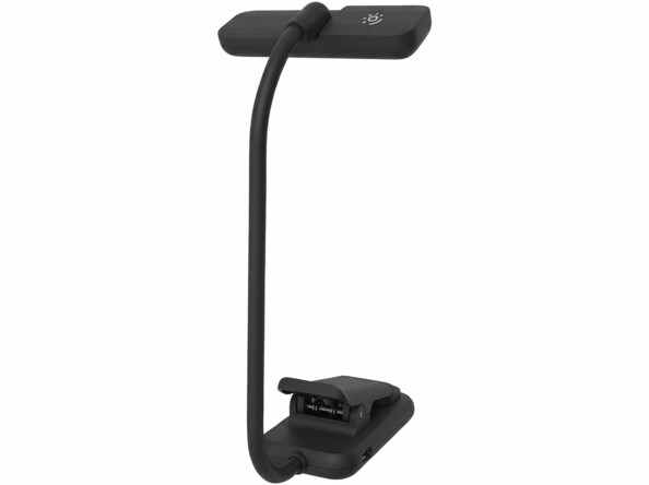 Lampe de lecture rechargeable 360° 40 lm avec pince et intensité variable