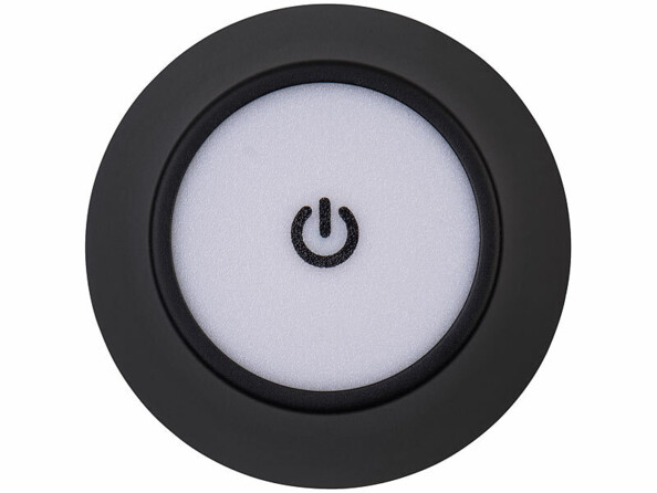 Lampe rechargeable avec LED RVBB pour goulot vue du dessus