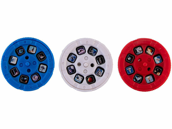 3 disques de projection avec 24 images d'espace