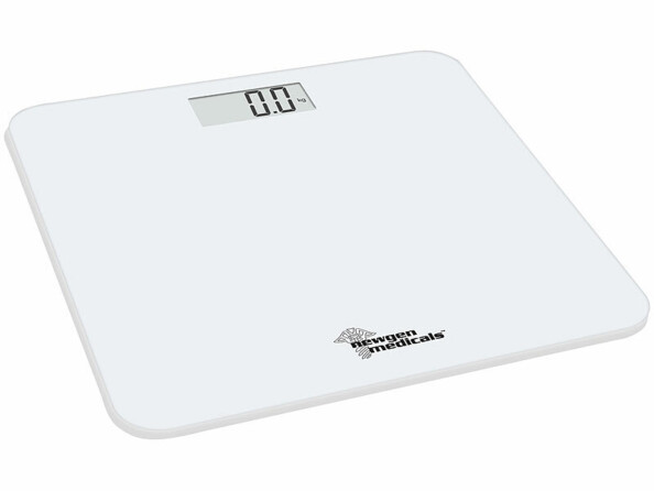 Pèse-personne jusqu'à 250 kg parlant vu de 3/4 face