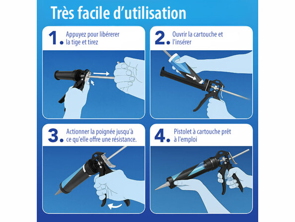 pistolet à cartouche silicone